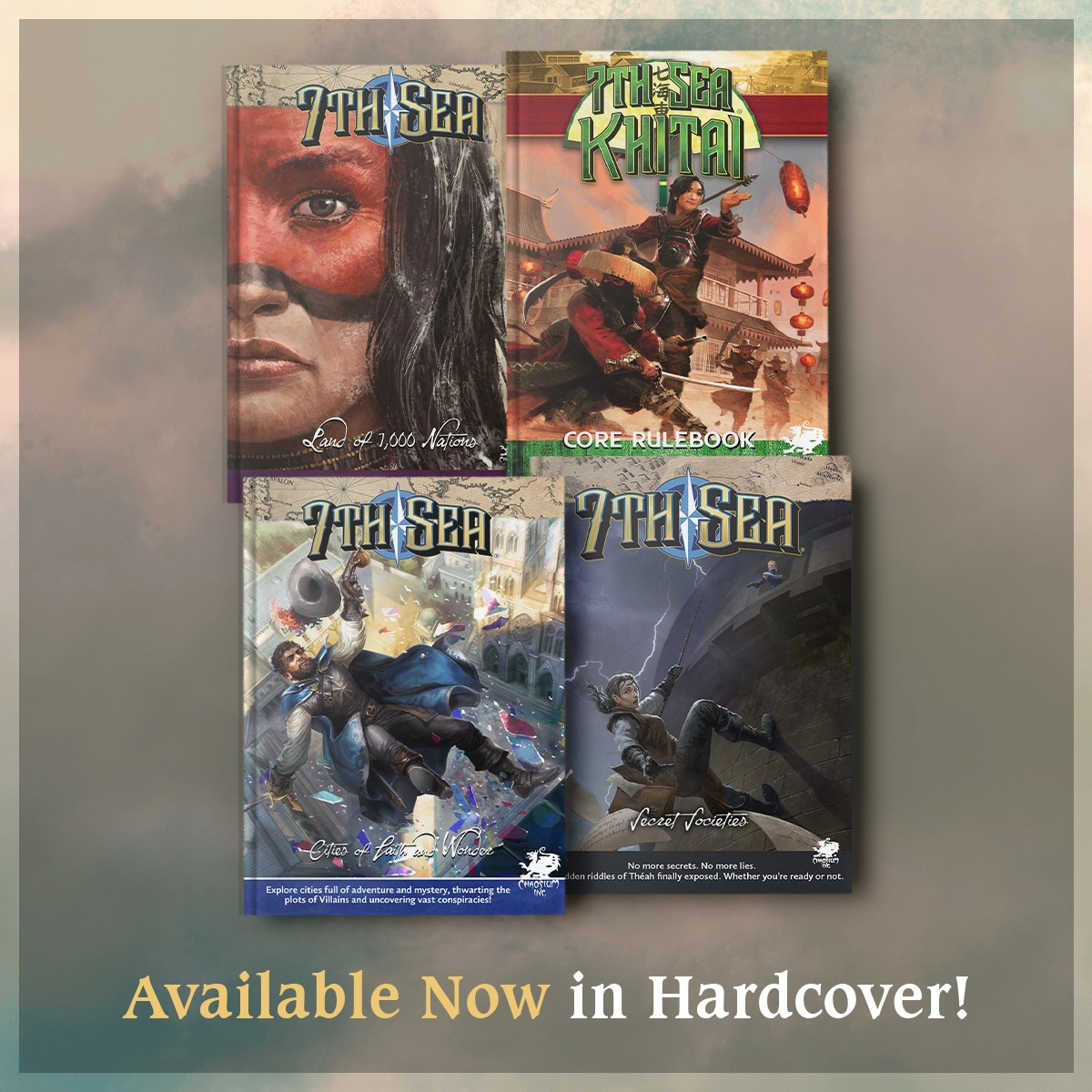 Four 7th Sea titles now in print