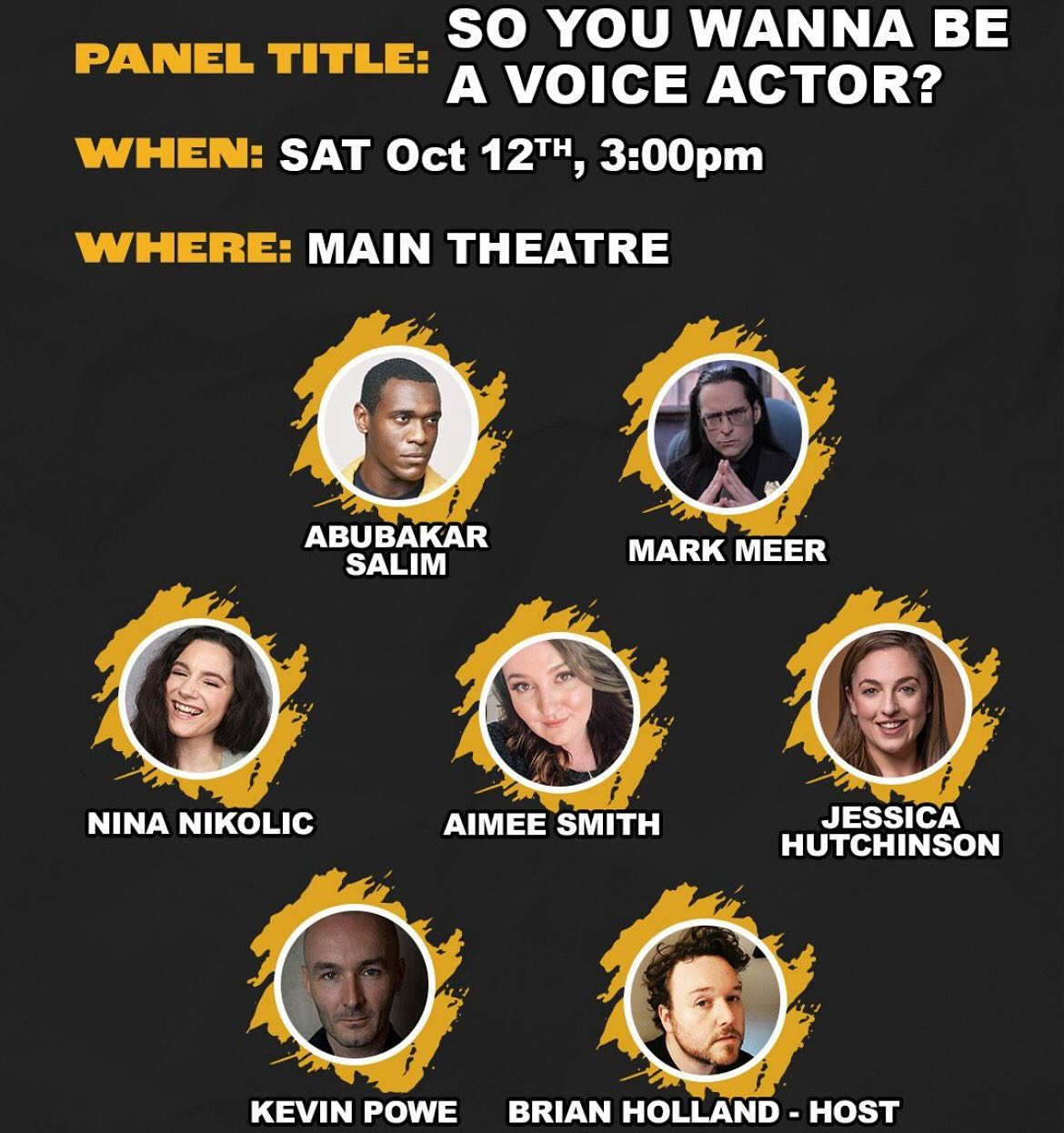 Voice Actor Panel