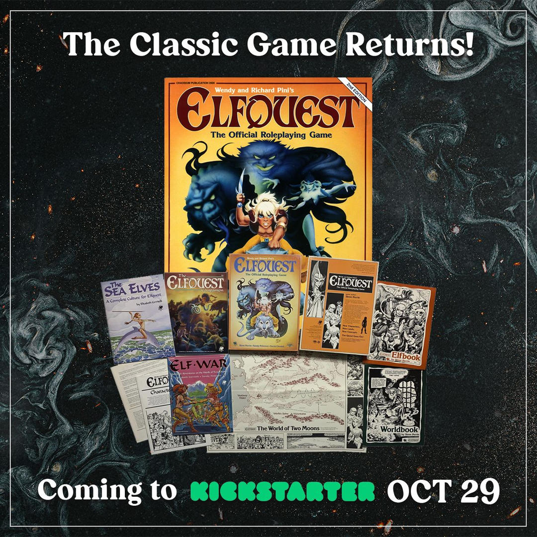 [Chaosium] The Classic Game Returns: ElfQuest Kickstarter launches on October 29th