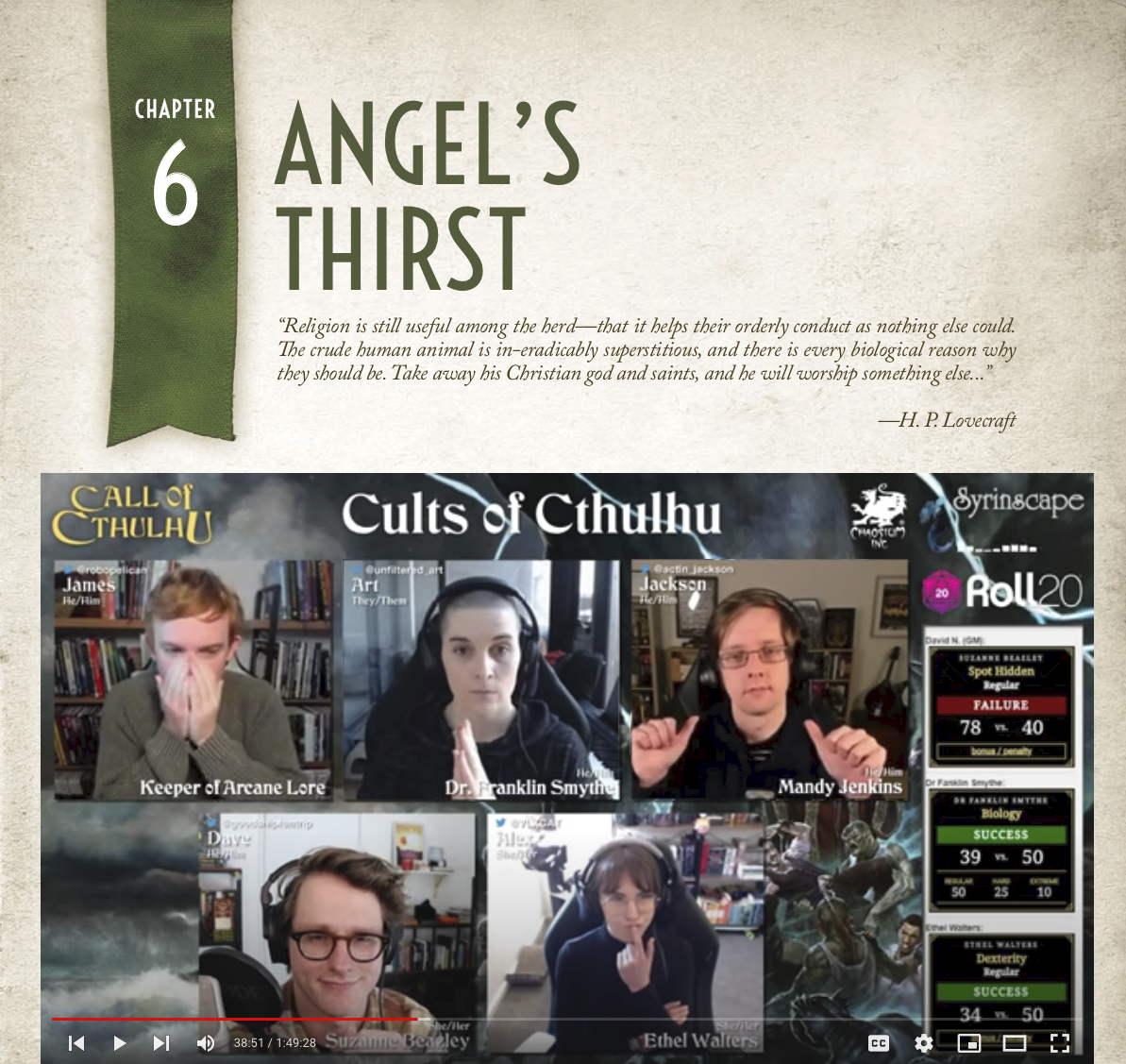 Stream of Chaos - Angel's Thirst
