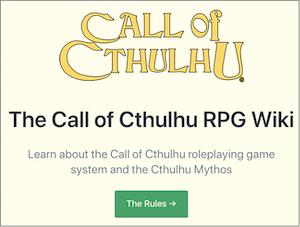 Call of Cthulhu Wiki