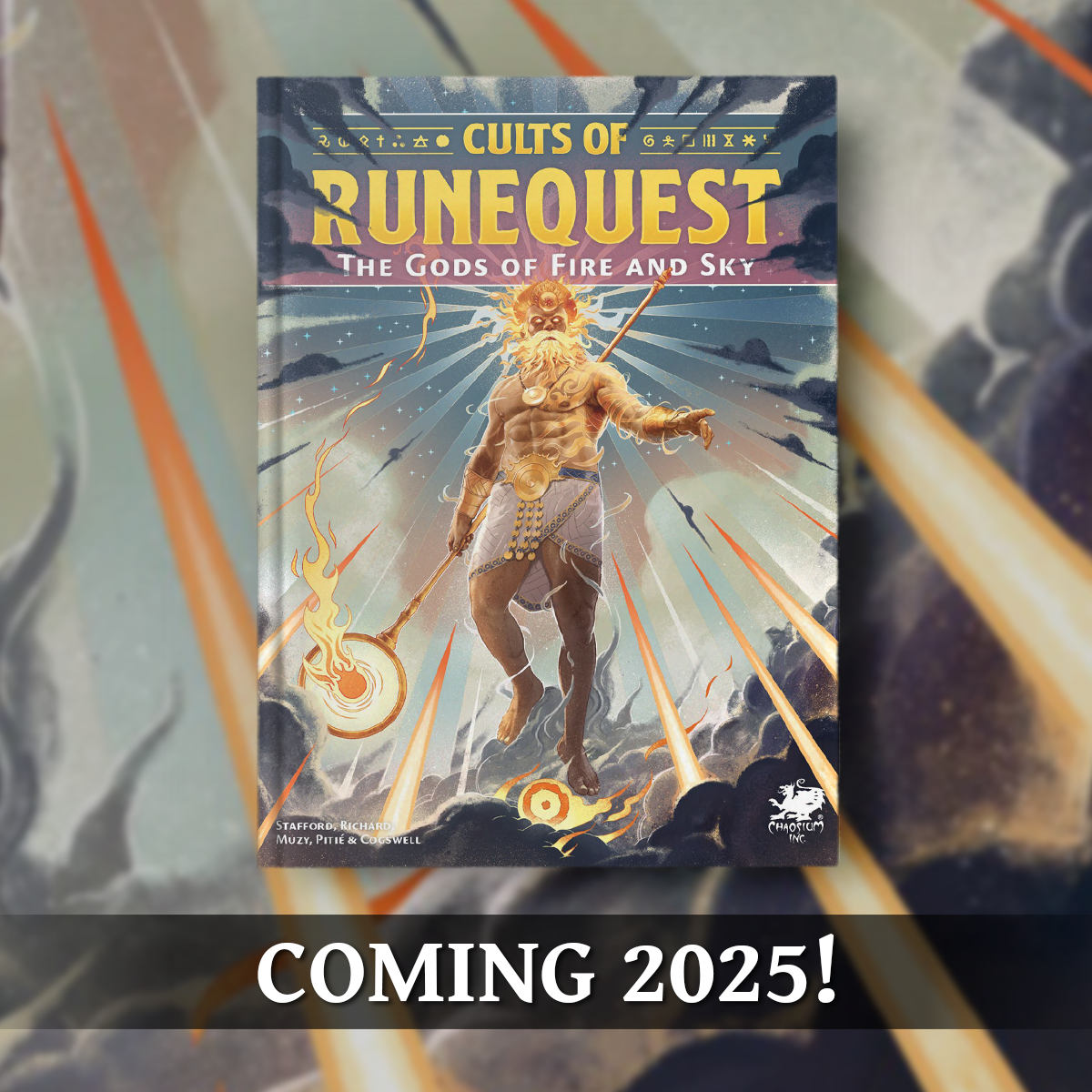 Releasing in early 2025 - Cults of RuneQuest: The Gods of Fire and Sky 