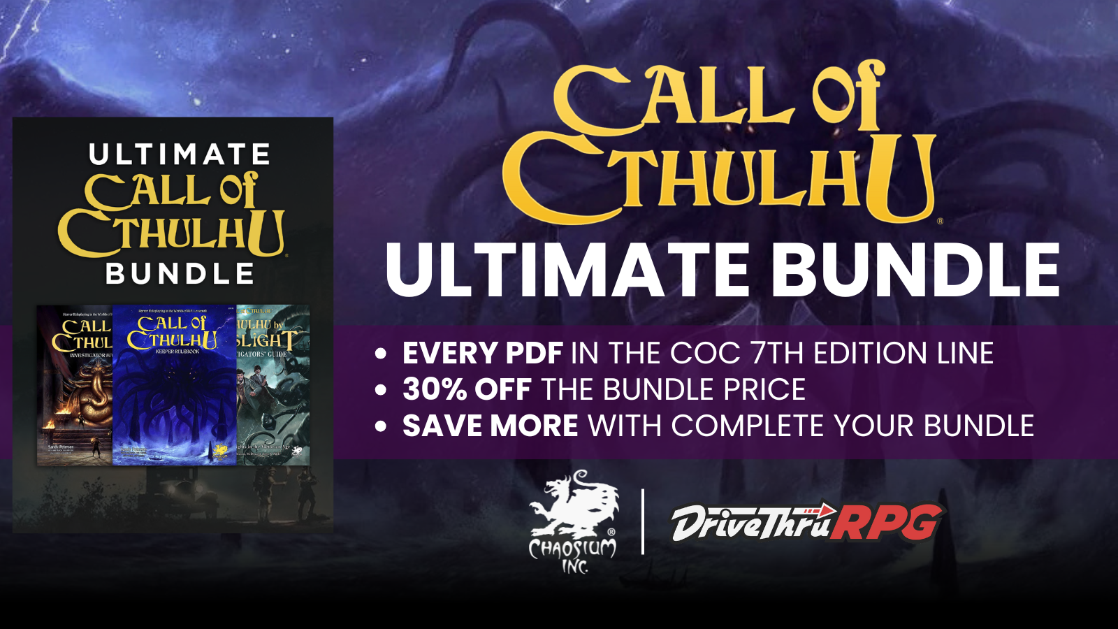 Ultimate Call of Cthulhu 7th Edition [BUNDLE]