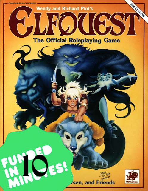 ElfQuest Funded in Ten Minutes