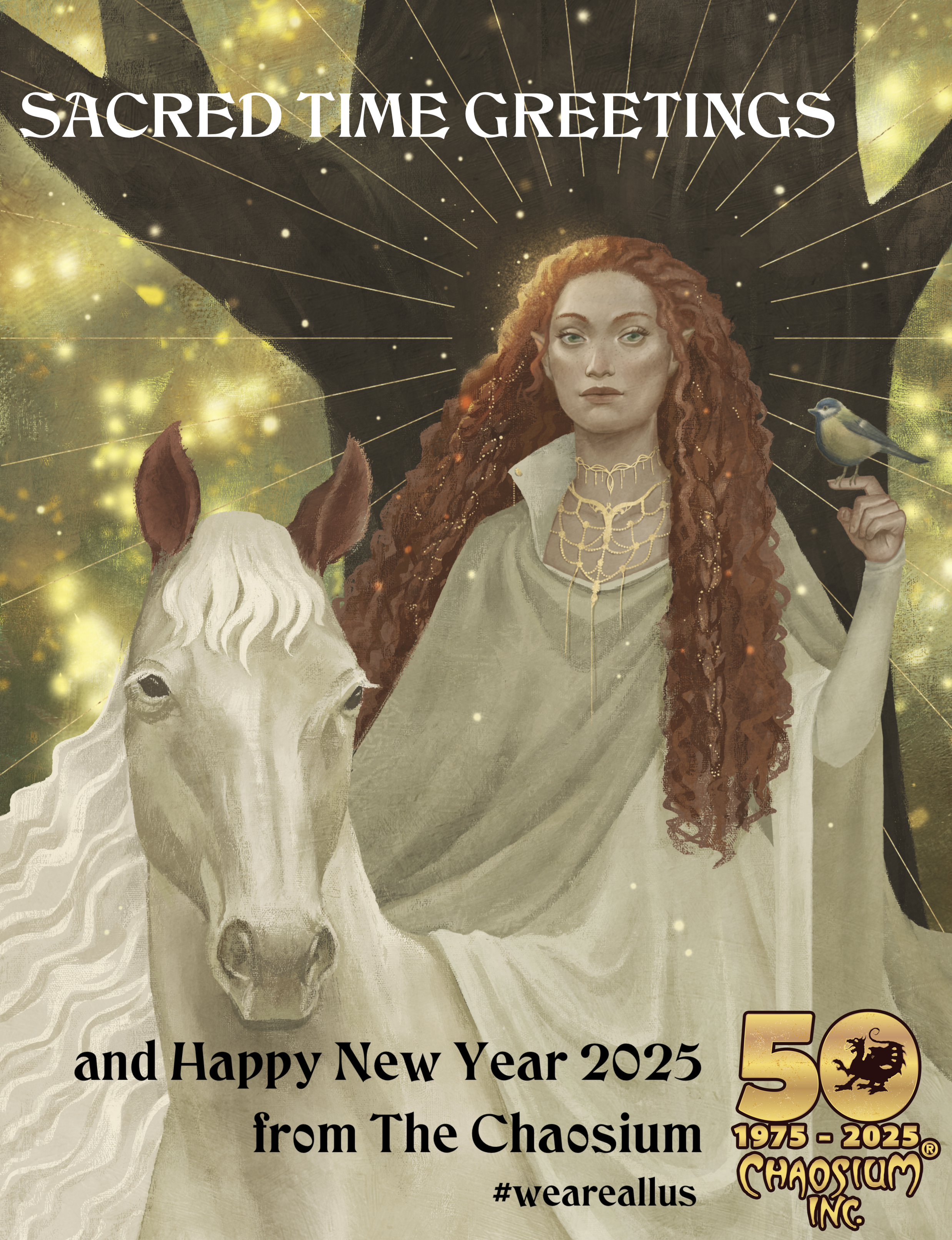 Sacred Time Greetings and Happy New Year 2025 from The Chaosium