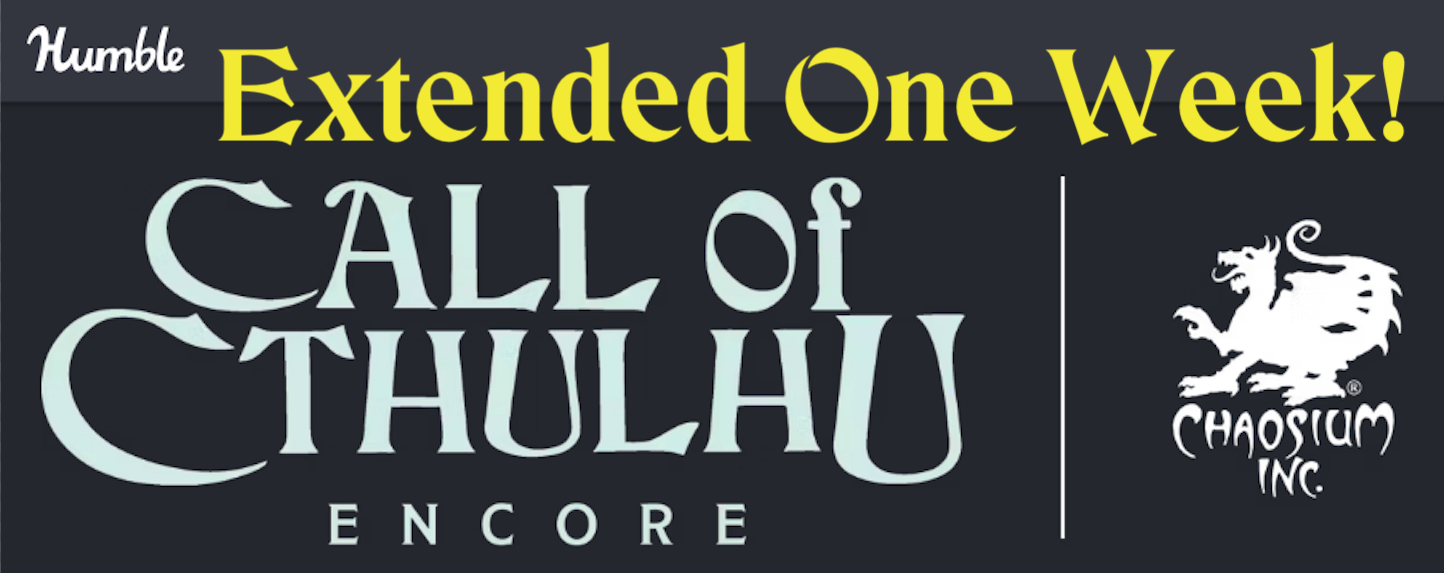 Humble Bundle call of Cthulhu encore